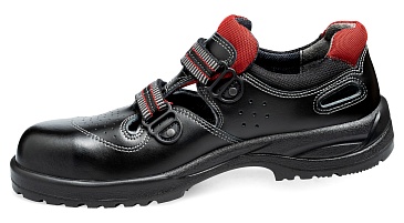 RELAX XL S1P perforated genuine leather low ankle boots