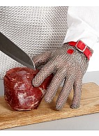 CHAINEX EXTRA stainless steel mesh gloves, sizes 7-7.5; 8-8.5; 9-9.5