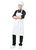 GRILL bib apron, white