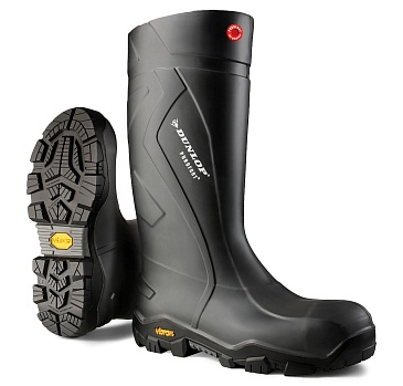 DUNLOP PUROFORT VIBRAM knee-high boots with steel toe cap and steel midsole