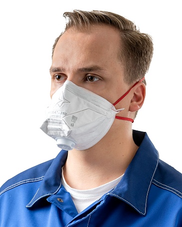 NEVA&REG;-310 Aerosol filtering half mask (respirator) with exhalation valve