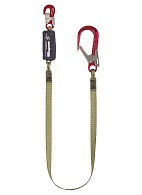 AT12 single non-adjustable ESD safe, intrinsically safe lanyard with energy absorber (vnt aT12)