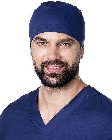 Medical cap, dark blue