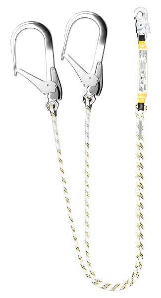 ALN202 100 two-leg lanyard with a shock absorber