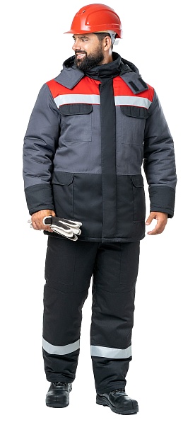 MOLOTOK men's heat-insulated jacket, grey