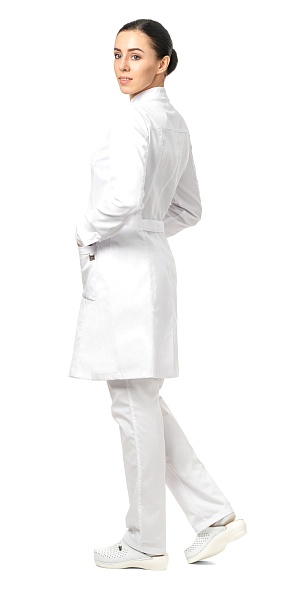 ALBINE ladies medical lab coat