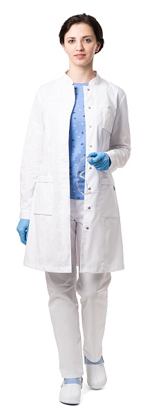 ALBINE ladies medical lab coat