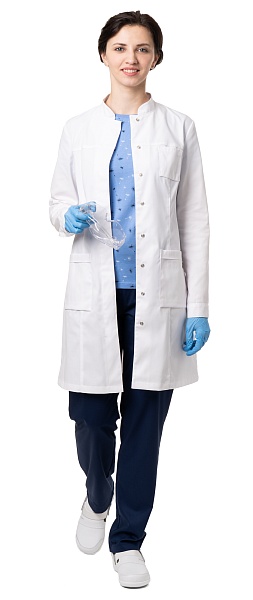 ALBINE ladies medical lab coat