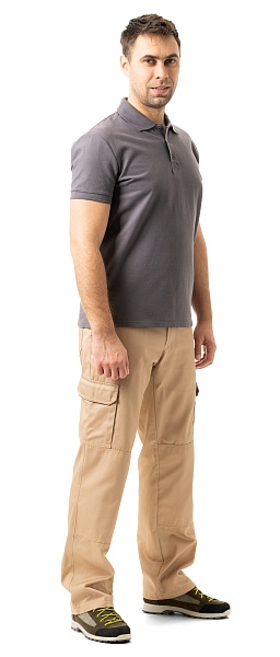 LETO UAE Cargo trousers, Beige