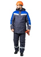 CHEMIST men's heat-insulated work suit for protection against acids and alkalis