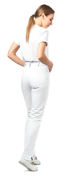 INGA ladies trousers, white