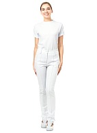 INGA ladies trousers, white