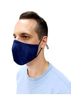 SOFT SHIELD reusable protective washable double layer mask with elasticated chin strap