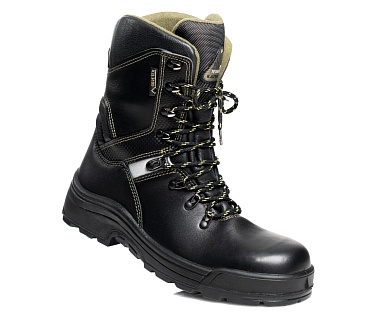 CAPTAIN GOR high quarters leather boots with GORE-TEX membrane