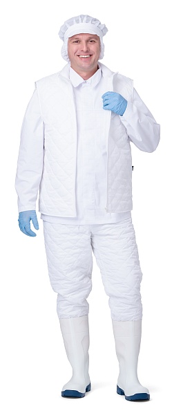FRIDGE heat-insulated waistcoat, white