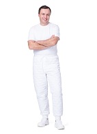 FRIDGE men's heat-insulated trousers, white