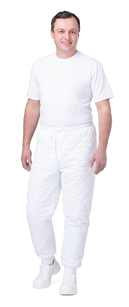 FRIDGE heat-insulated trousers, white