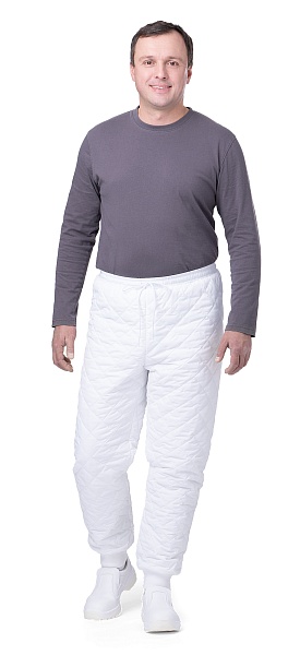 FRIDGE heat-insulated trousers, white