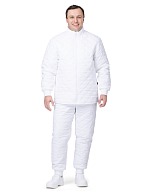 FRIDGE men's heat-insulated jacket, white