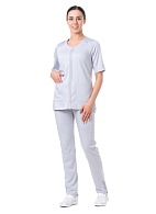 STELLA ladies blouse, light-grey