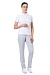 STELLA ladies trousers, light-grey