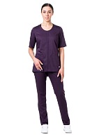 STELLA ladies blouse, plum