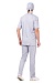 STAN men's scrub top, light-grey