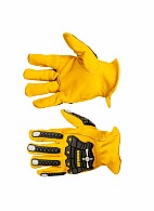 DEFENDER leather gloves