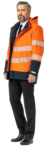 MAXIMUM men's mid-season high visibility jacket with GORE-TEX membrane