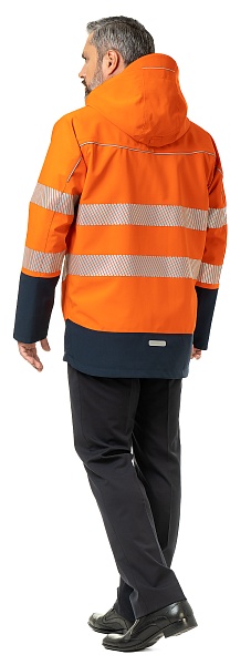 MAXIMUM men's mid-season high visibility jacket with GORE-TEX membrane