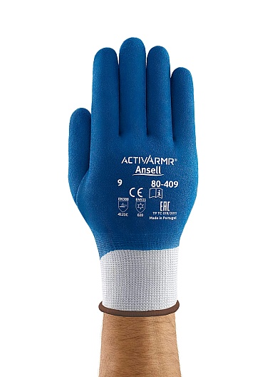 ActivArmr 80-409  Water-Based polyurethane and nitrile coated Gloves