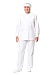 FOODMAKER chef tunic with turn back collar, men's/ladies