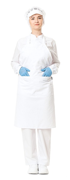 FOODMAKER chef tunic with turn back collar, men's/ladies