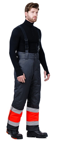 HELIOS men's heat-insulated high-visibility trousers