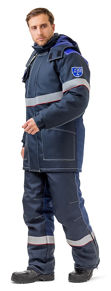 OILSTAT-FR heat-insulated work suit against crude oil and electrostatic charging, flame retardant