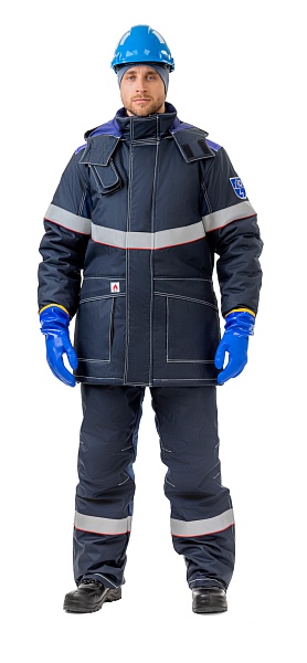 OILSTAT-FR heat-insulated work suit against crude oil and electrostatic charging, flame retardant