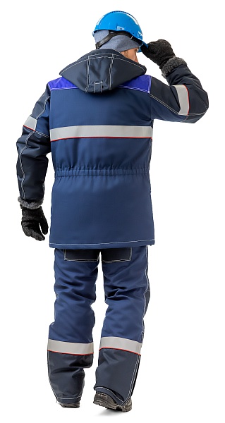 OILSTAT-FR heat-insulated work suit against crude oil and electrostatic charging, flame retardant