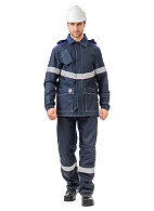 OILSTAT-FR  work suit against crude oil and electrostatic charging, flame retardant