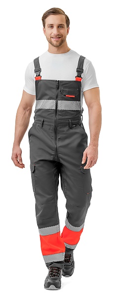 HELIOS  men's  high-visibility bib overall