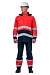 FLAMESTOP men's work suit offering protection against petroleum products, limited flame exposure, mechanical impact, general industrial contaminations, antistatic, hi-vis class 3