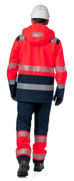 FLAMEGUARD  work suit for protection against oil, petroleum products, limited flame exposure, acids and alkalis, antistatic, waterproof, hi-vis, GORE-TEX PYRAD