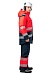 FLAMEGUARD winter work suit for protection against oil, petroleum products, limited flame exposure, acids and alkalis, antistatic, waterproof, hi-vis, GORE-TEX PYRAD