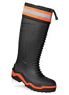 EXTRAGUARD knee-high mining boots with a complex of impact-protective properties