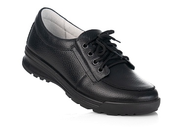 SVETA ladies low ankle shoes, black