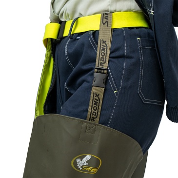 Fisherman women's fishing boots made of PVC and vinitol