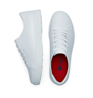 OLD SCHOOL LOW-RIDER IV - WHITE Low Ankle Occupational Safety Shoes with Excellent Slip Resistance
