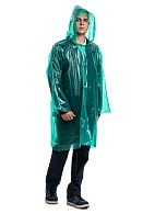 PROFI raincoat, polyethylen, green