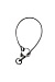 AP002 stainless steel anchor sling with soft eyes, with a large ring and a small ring, available sling length is 0.6m