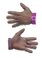 MANULATEX GCM chain mail glove, with a PU strap, without an arm guard (size 11)