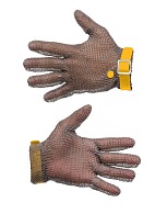 MANULATEX GCM chain mail glove, with a PU strap, without an arm guard (size 10)